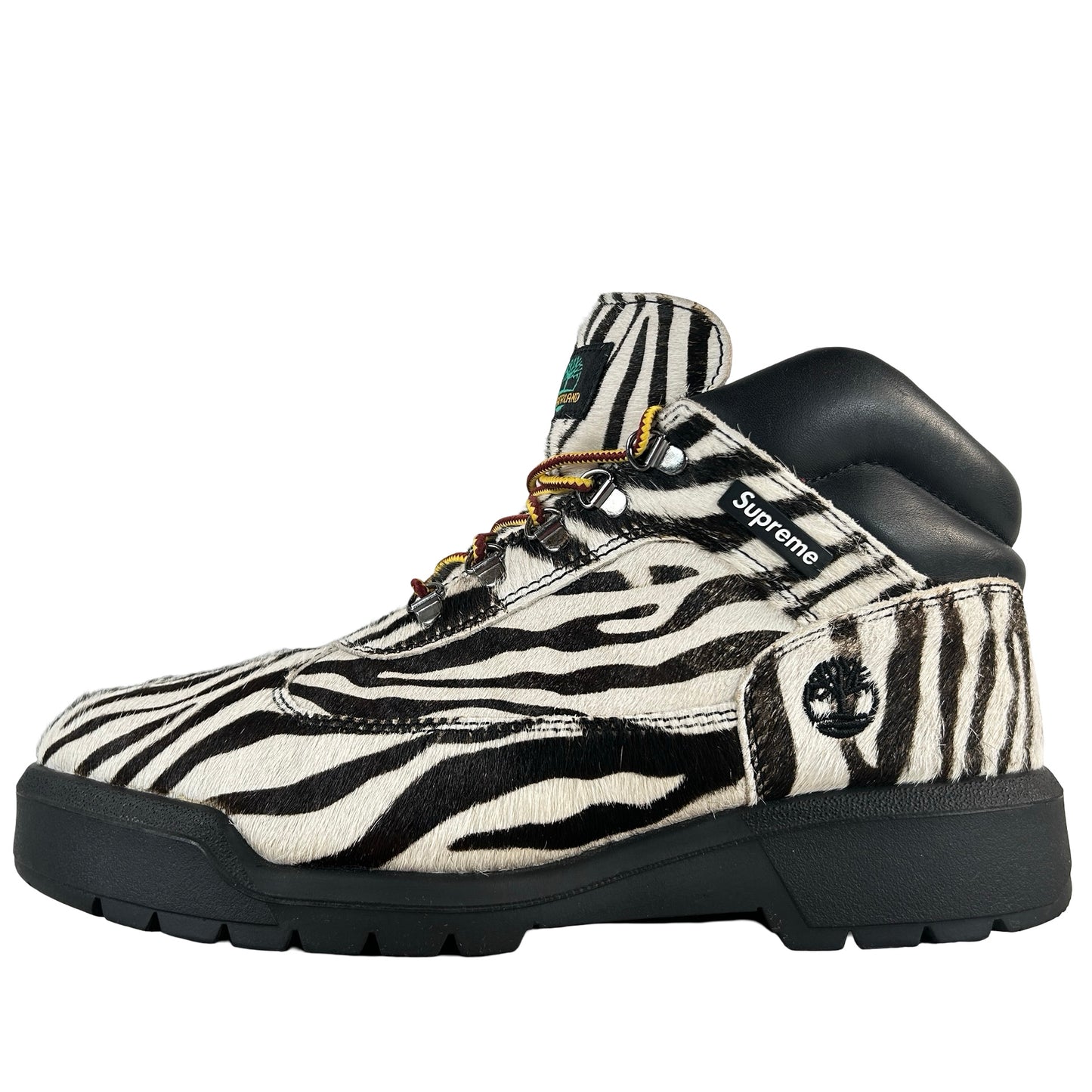 TB0A6EUNEMZ Timberland Field Boot Mid Lace Up Supreme Zebra [USED] - 9.5 M (Used) (No Box)