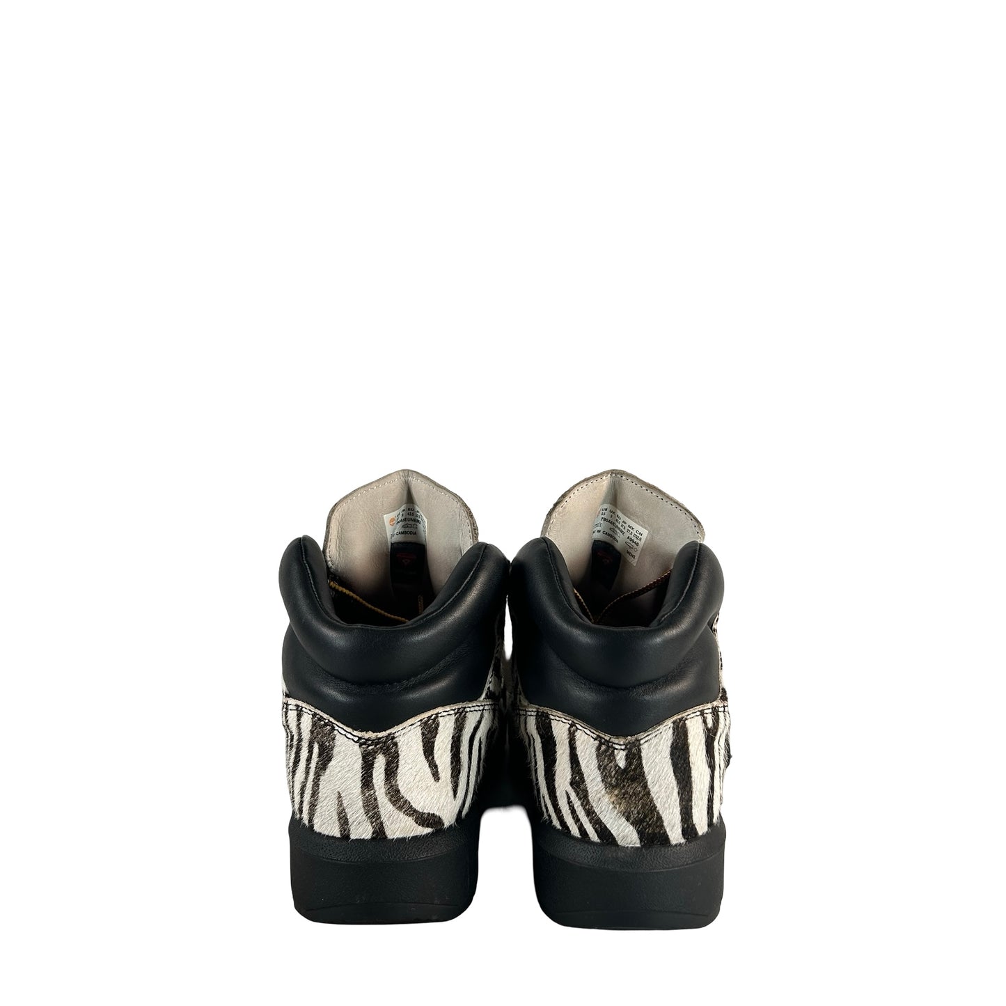 TB0A6EUNEMZ Timberland Field Boot Mid Lace Up Supreme Zebra [USED] - 9.5 M (Used) (No Box)
