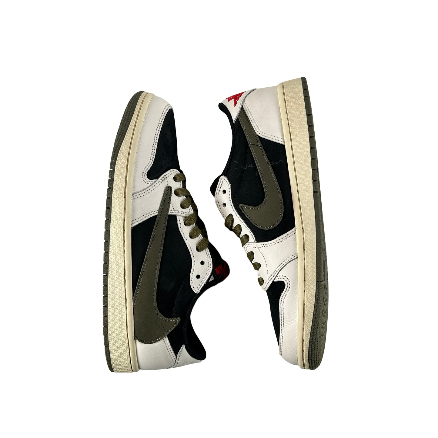 DZ4137 106 Jordan 1 Retro Low OG SP Travis Scott Olive (W) [USED] - 9 W (Used3)