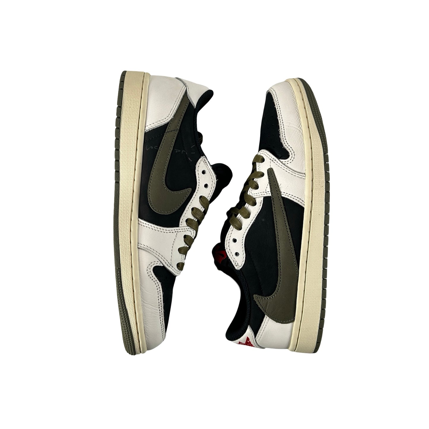 DZ4137 106 Jordan 1 Retro Low OG SP Travis Scott Olive (W) [USED] - 9 W (Used3)