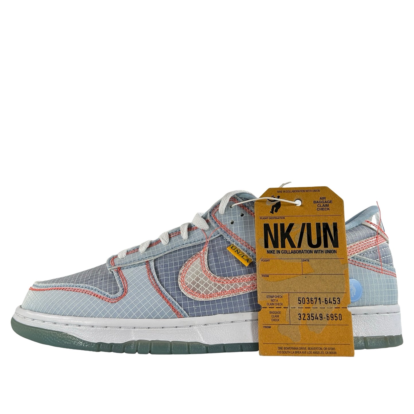DJ9649 400 Nike Dunk Low Union Passport Pack Argon [CONDITIONAL] - 11.5 M (Yellowing Soles)