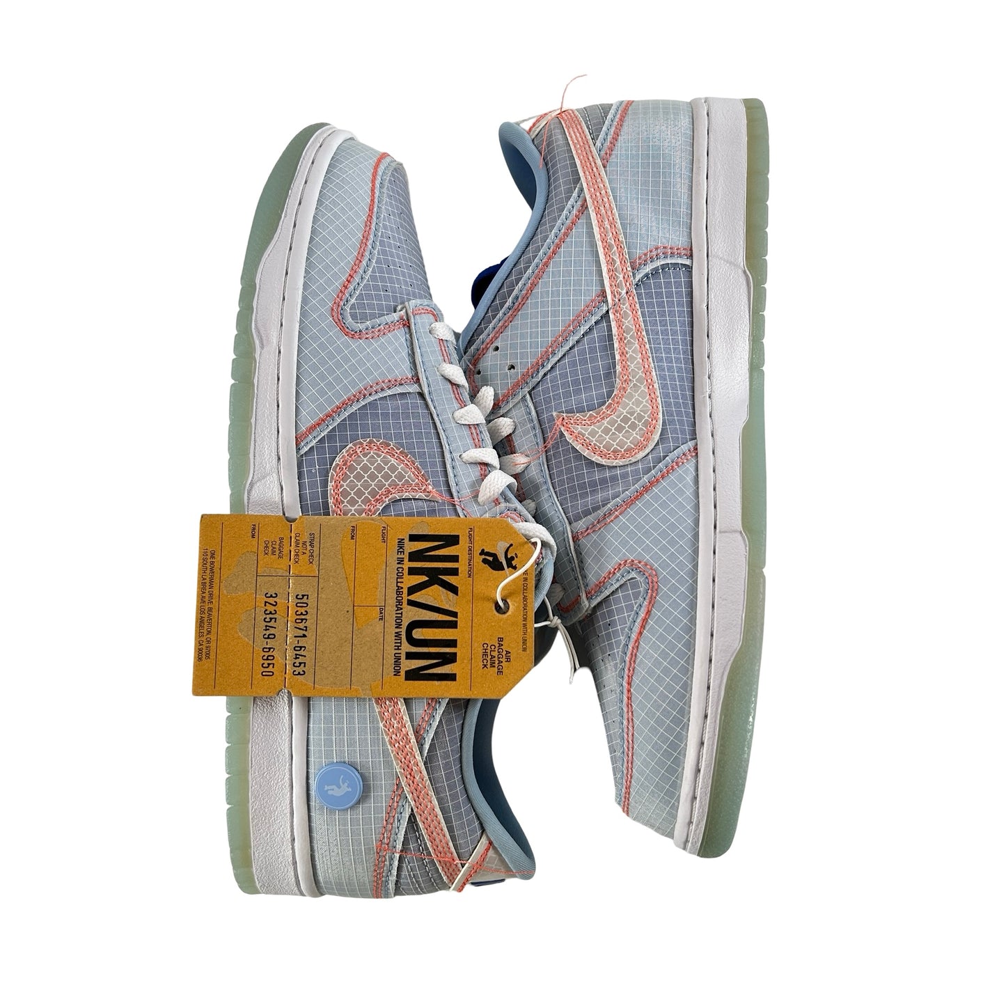 DJ9649 400 Nike Dunk Low Union Passport Pack Argon [CONDITIONAL] - 11.5 M (Yellowing Soles)