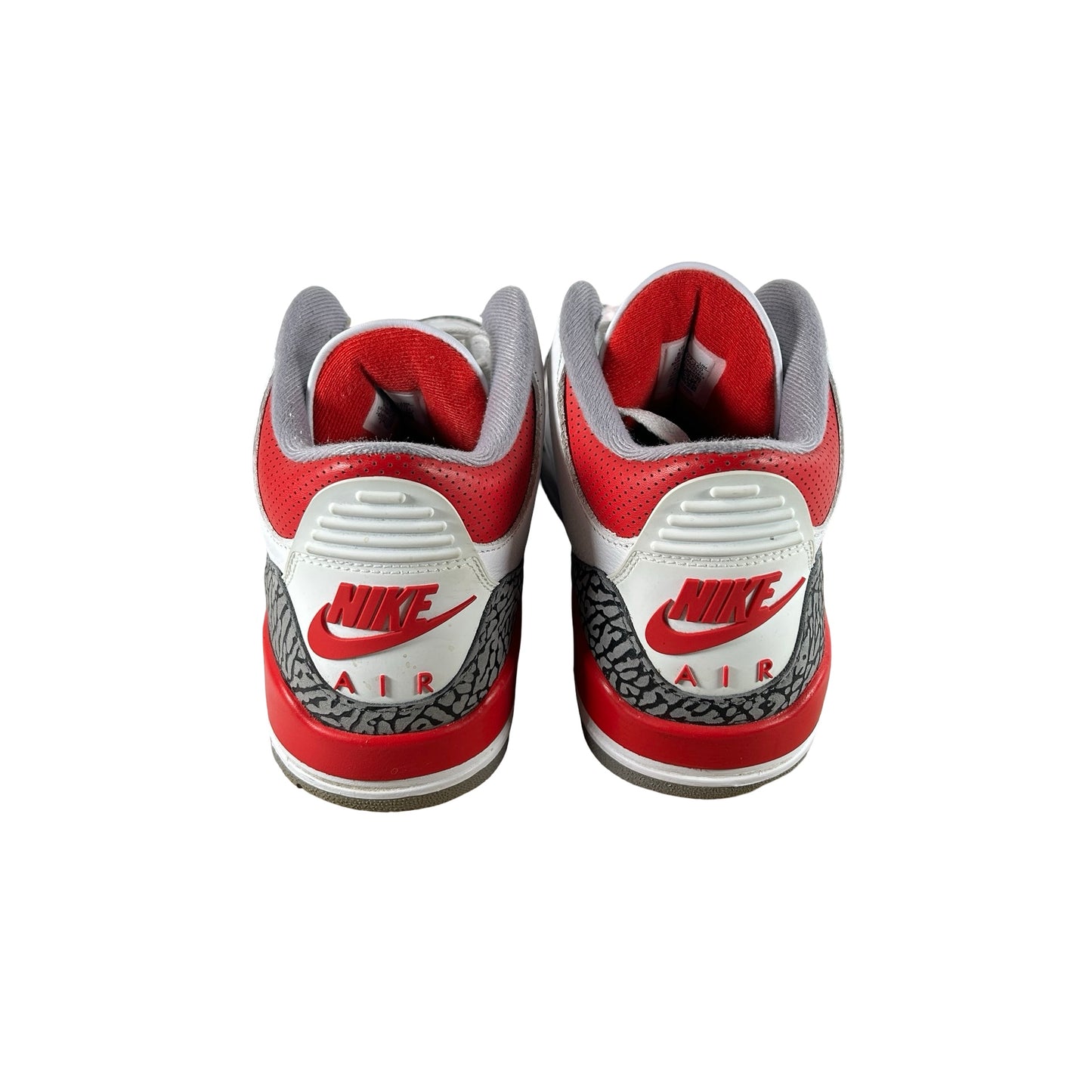 DN3707 160 Jordan 3 Retro Fire Red (2022) [USED] - 8.5 M (Used2) (No Box2)