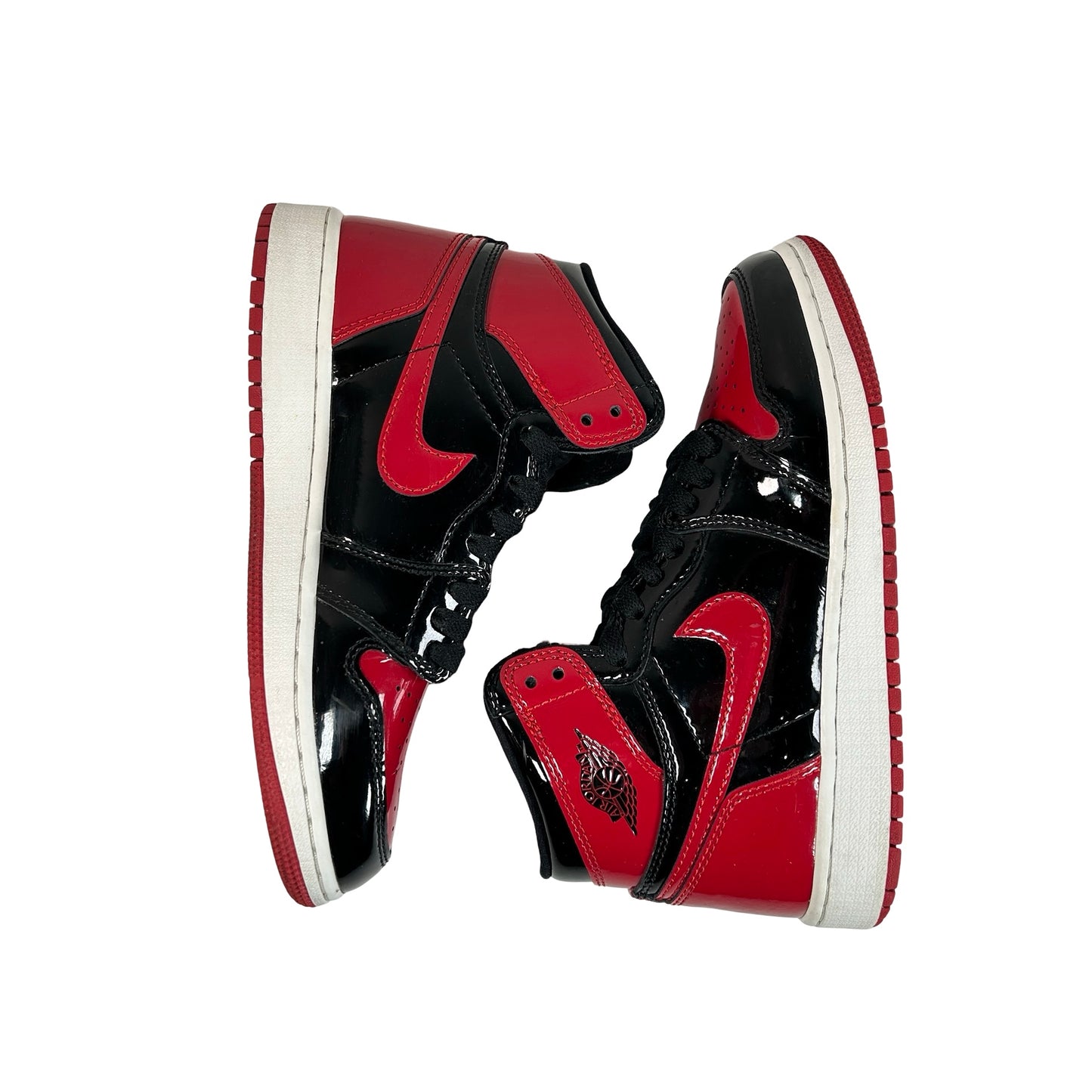 575441 063 Jordan 1 Retro High OG Patent Bred (GS) [USED] - 4 Y (Used)