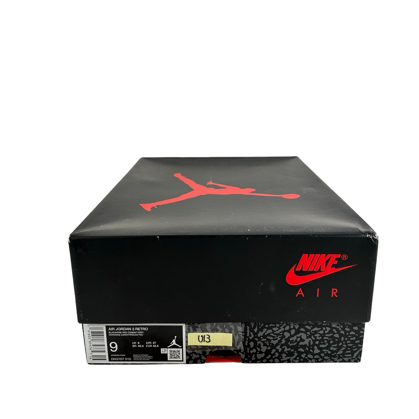 DN3707 010 Jordan 3 Retro Black Cement Reimagined (2024) [USED] - 9 M (Used13)