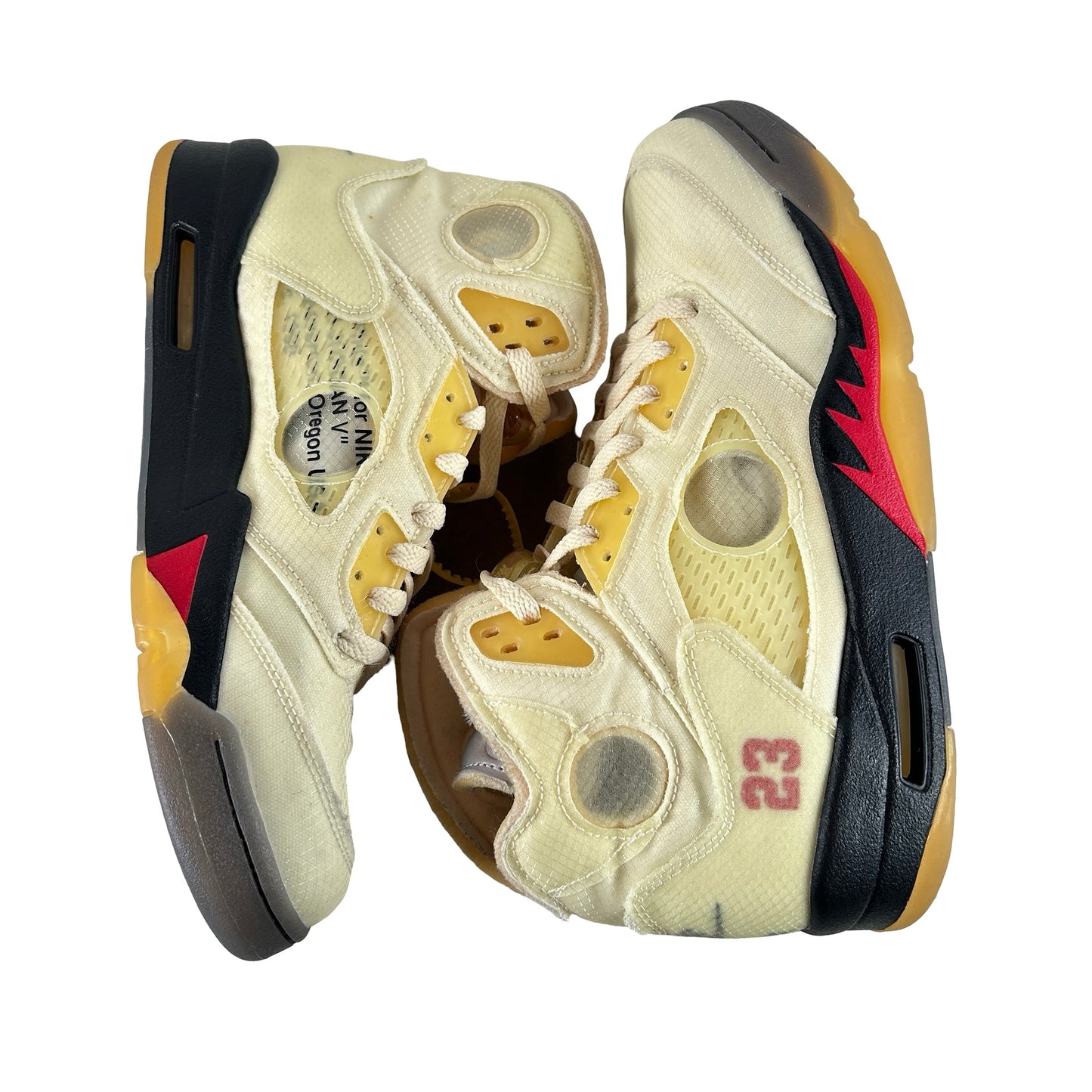 DH8565 100 Jordan 5 Off-White Sail [USED] - 10 M (Used5)