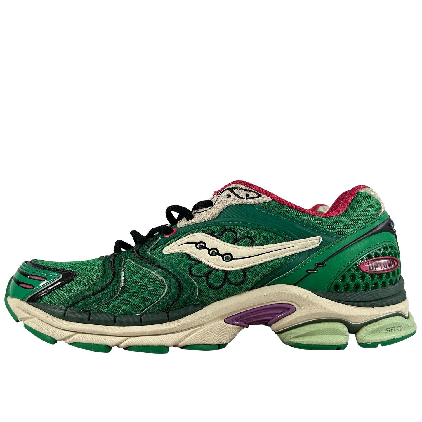 S70966 3 Saucony ProGrid Triumph 4 Jae Tips Flowers Grow Uptown Perilla [USED] - 9.5 M (Used2)