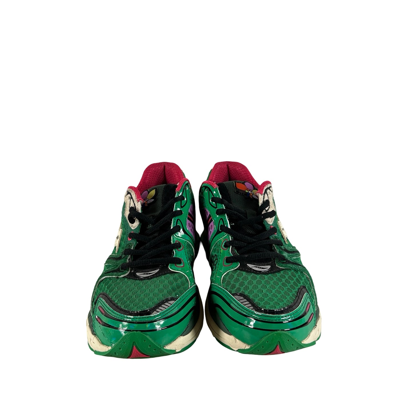 S70966 3 Saucony ProGrid Triumph 4 Jae Tips Flowers Grow Uptown Perilla [USED] - 9.5 M (Used2)