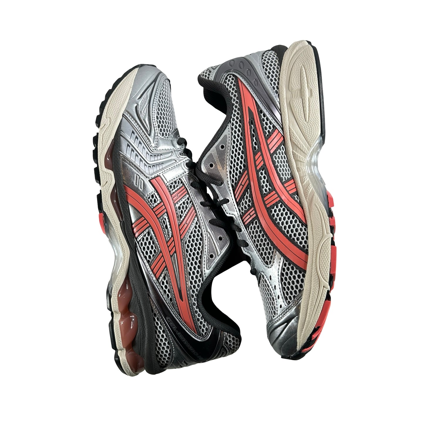 1203A740 101 ASICS Gel-Kayano 14 Silver Papaya [USED] - 11 M (VNDS)