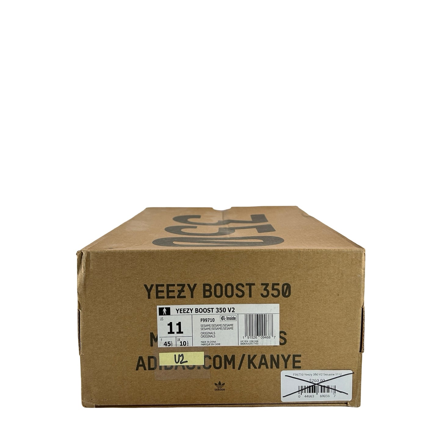 F99710 Yeezy 350 V2 Sesame [USED] - 11 M (Used2)