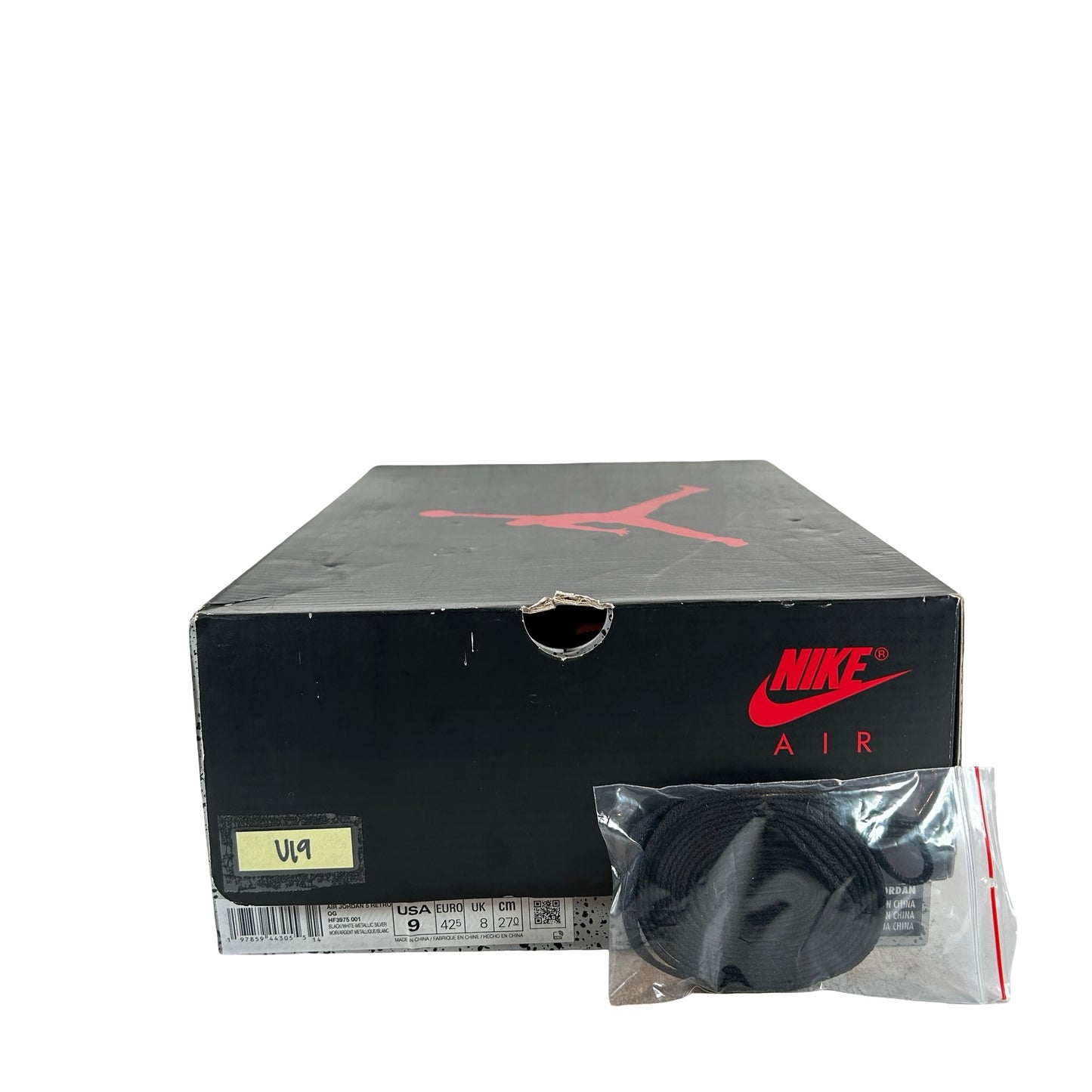 HF3975 001 Jordan 5 Retro OG Black Metallic Reimagined [USED] - 9 M (Used19)