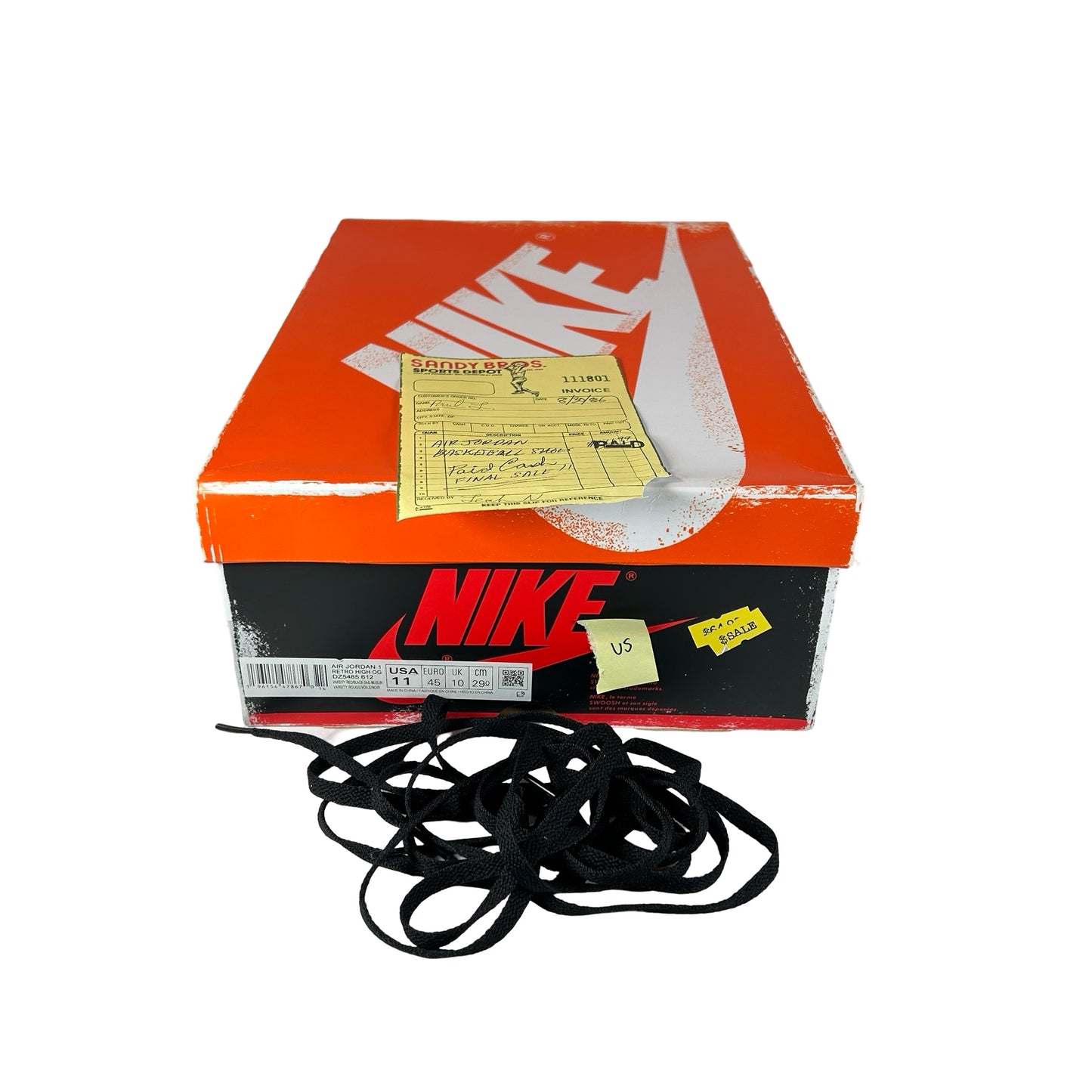 DZ5485 612 Jordan 1 Retro High OG Chicago Lost and Found [USED] - 11 M (Used5)