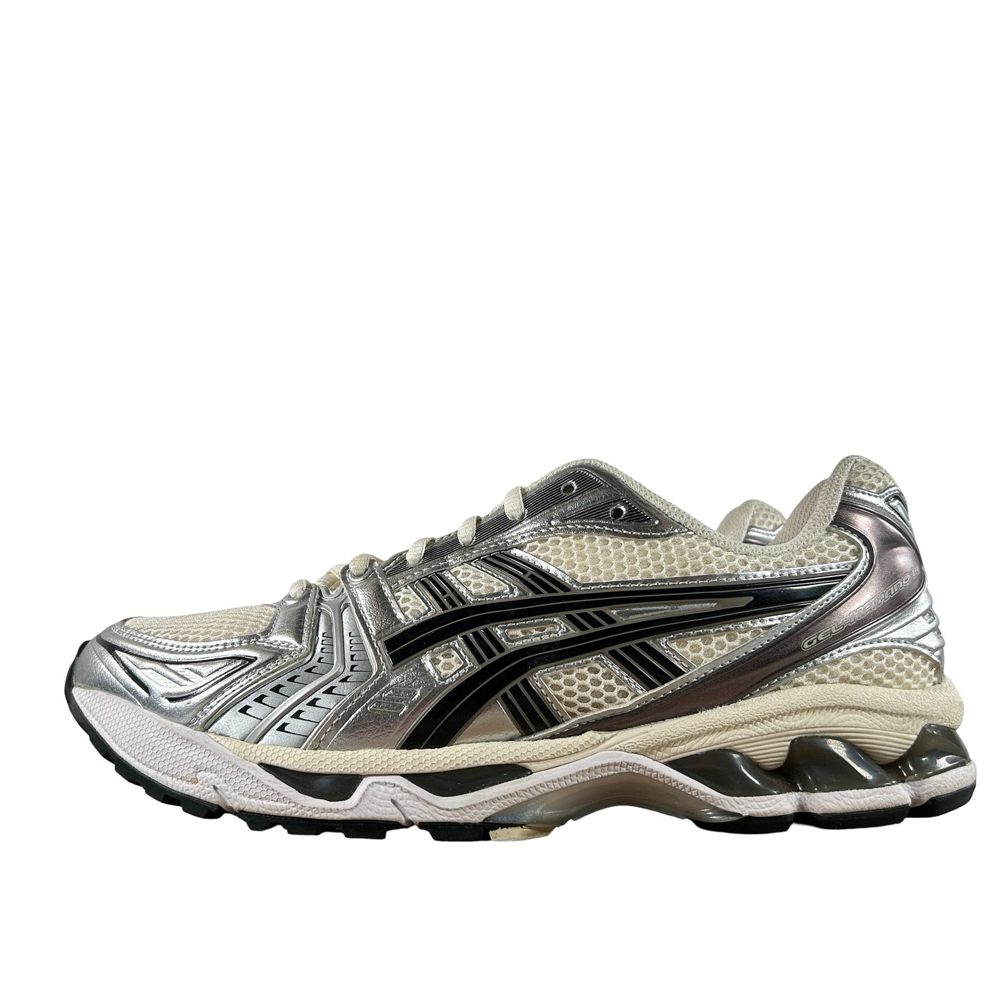 1201A019 108 ASICS Gel-Kayano 14 Cream Black Metallic Plum [USED] - 9 M (Used5)