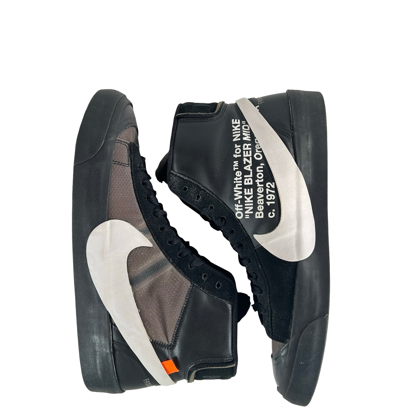 AA3832 001 Nike Blazer Off-White Black [USED] - 11 M (Used) (No Box)