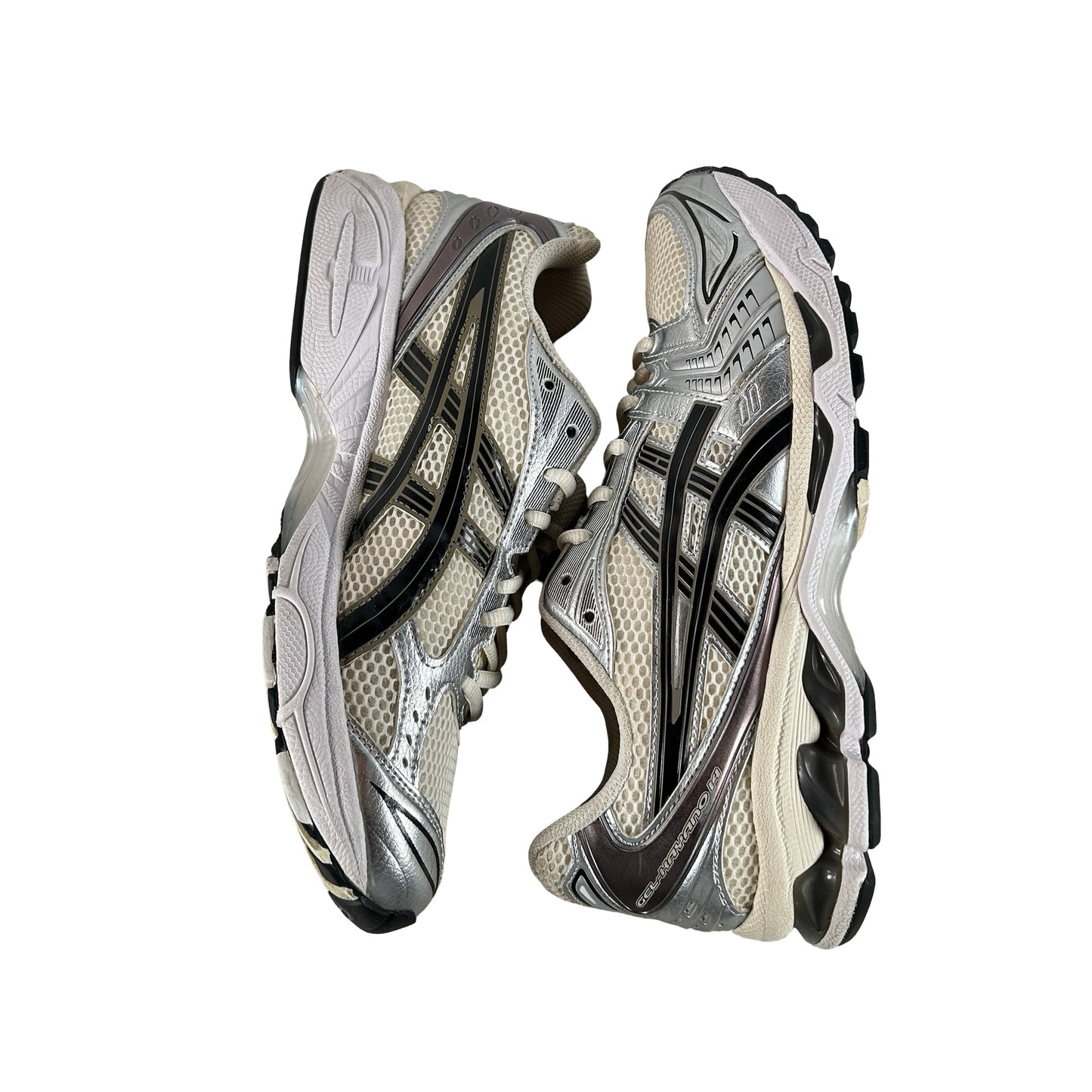 1201A019 108 ASICS Gel-Kayano 14 Cream Black Metallic Plum [USED] - 9 M (Used5)