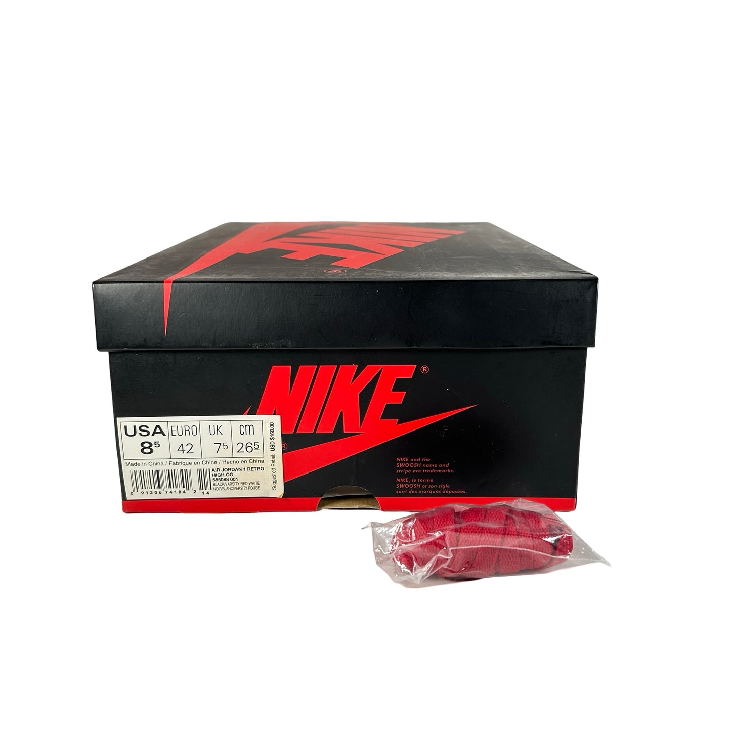 555088 001 Jordan 1 Retro High Bred Banned (2016) [USED] - 8.5 M (Used)