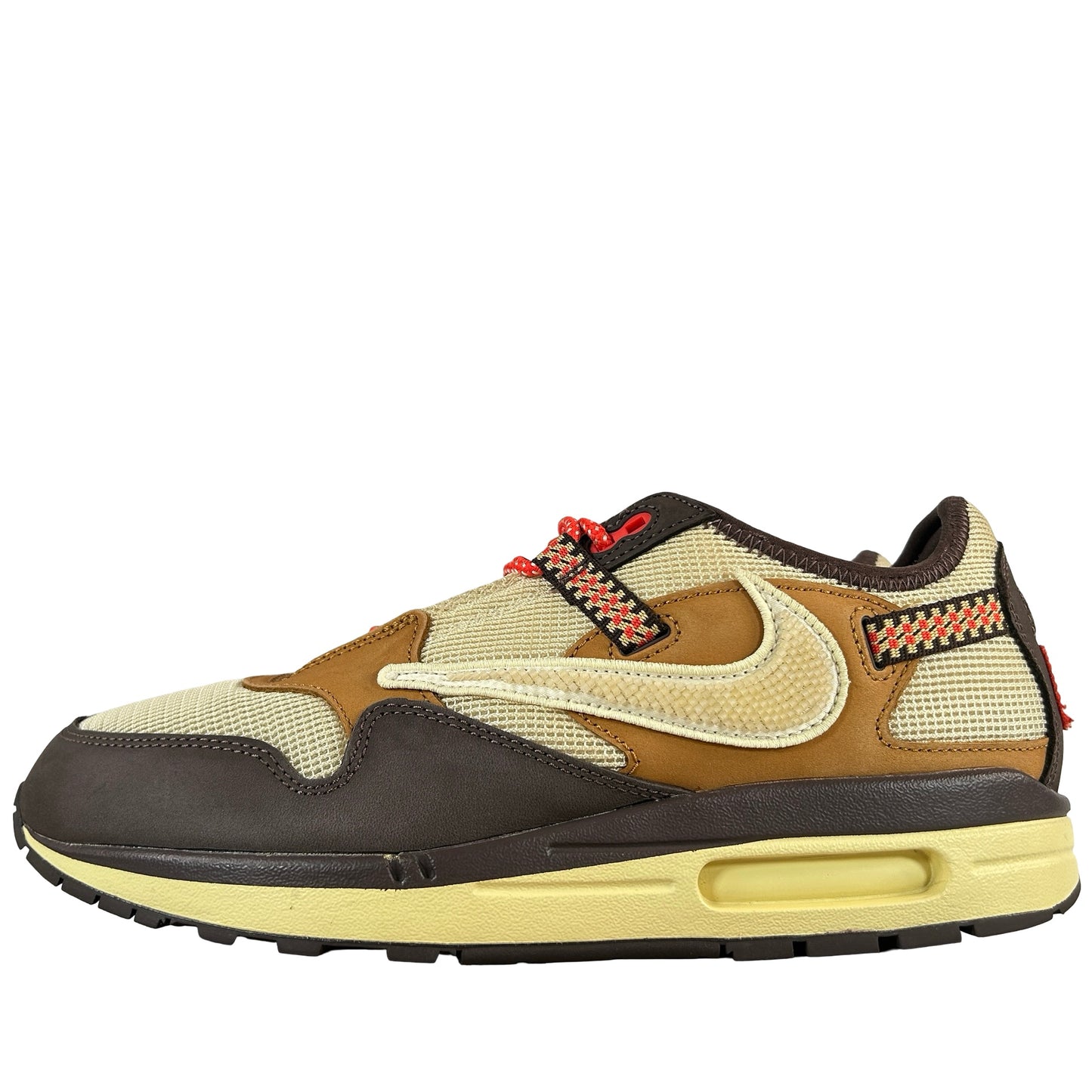 DO9392 200 Nike Air Max 1 Travis Scott Cactus Jack Baroque Brown [USED] - 9.5 M (Used) (No Insoles) (No Box)