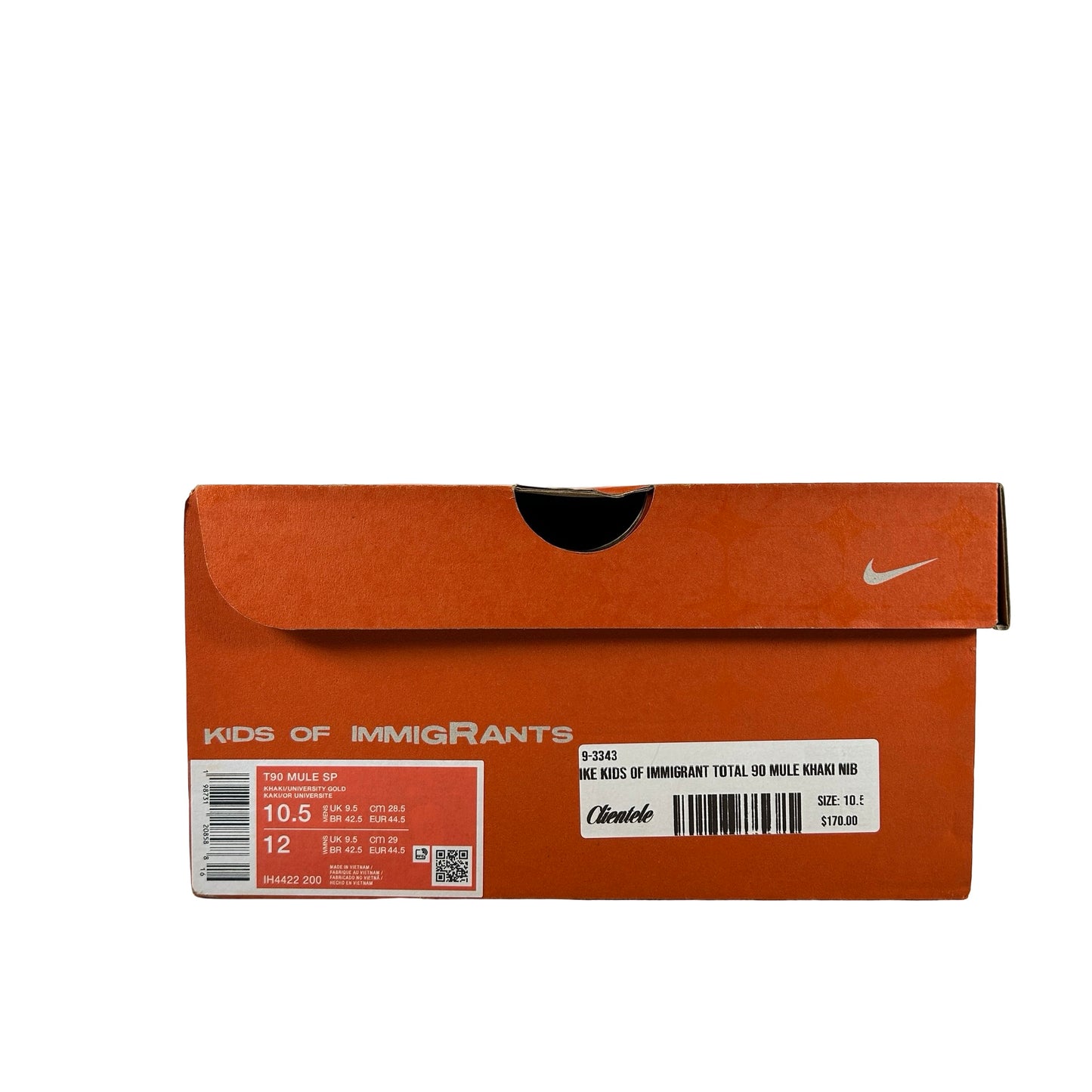 IH4422 200 Nike Total 90 Mule Kids of Immigrants Khaki [USED] - 10.5 M (Used)
