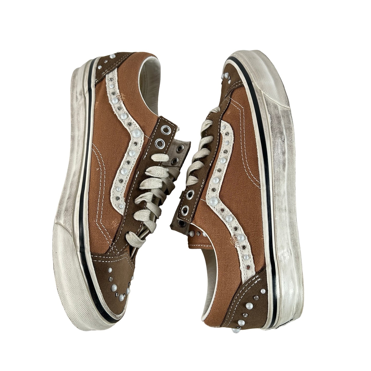 VN000E8VFST Vans LX Old Skool 36 Pearlized Pack Vintage Cocoa Brown [USED] - 8 M (Used2)