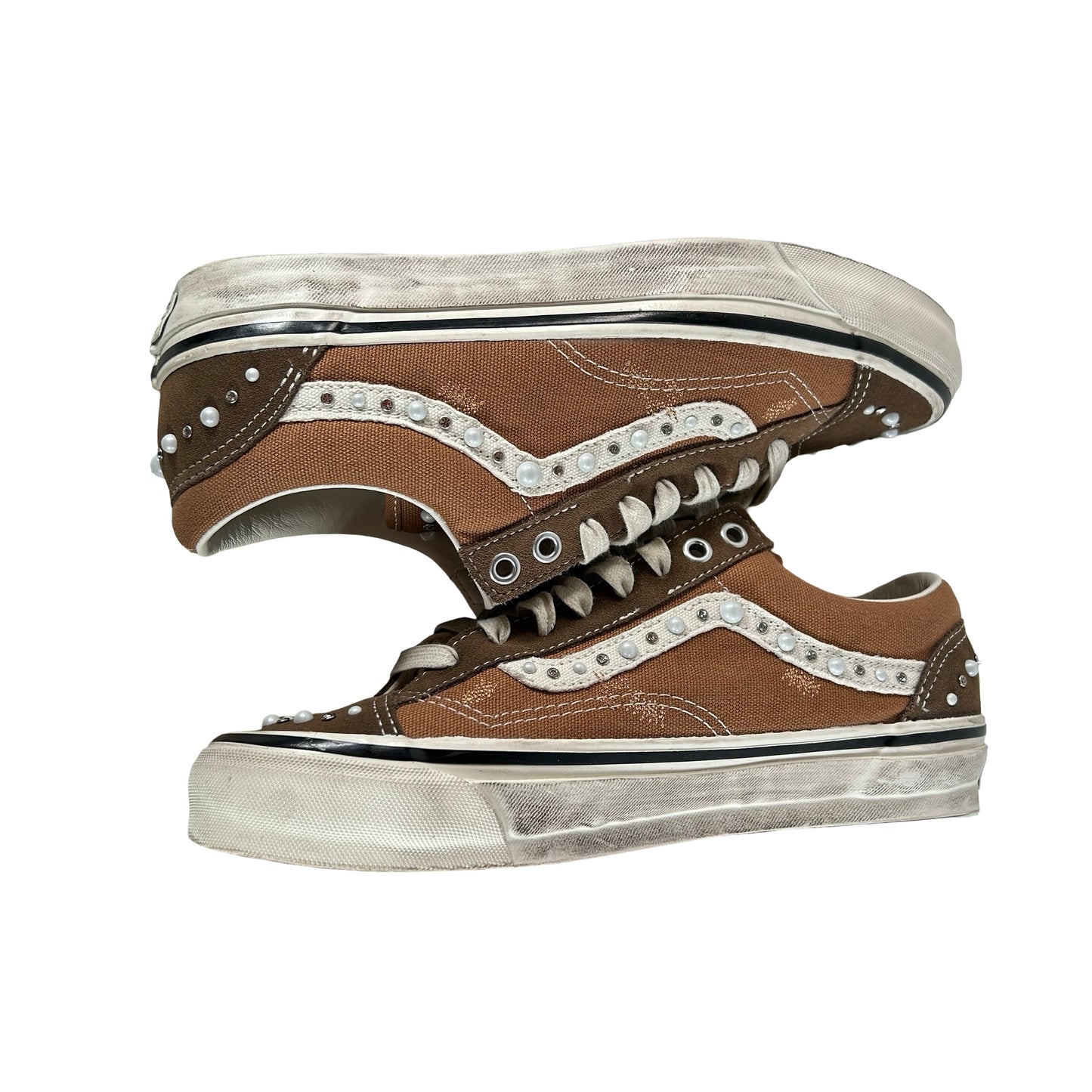 VN000E8VFST Vans LX Old Skool 36 Pearlized Pack Vintage Cocoa Brown [USED] - 8 M (Used2)