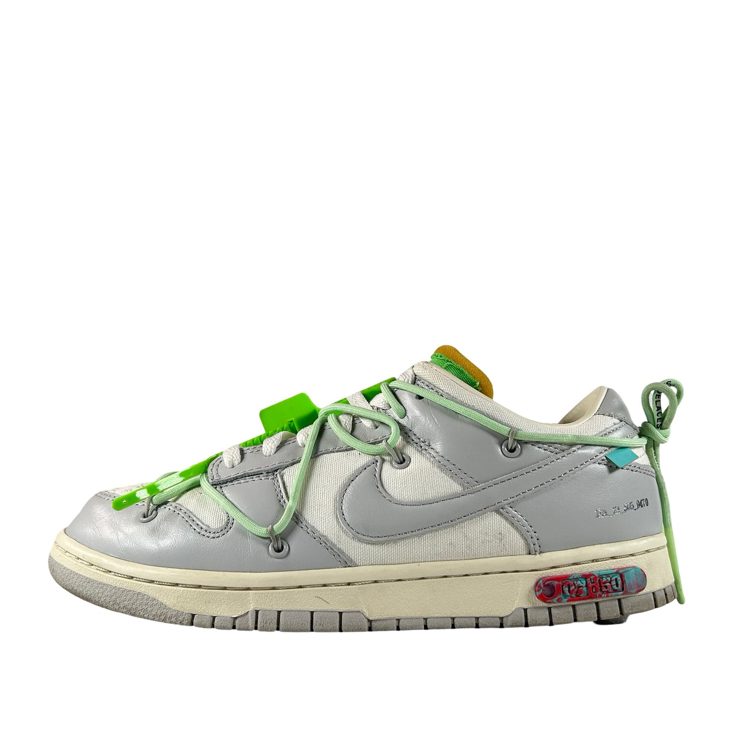 DM1602 108 Nike Dunk Low Off-White Lot 7 [USED] - 9 M (Used)