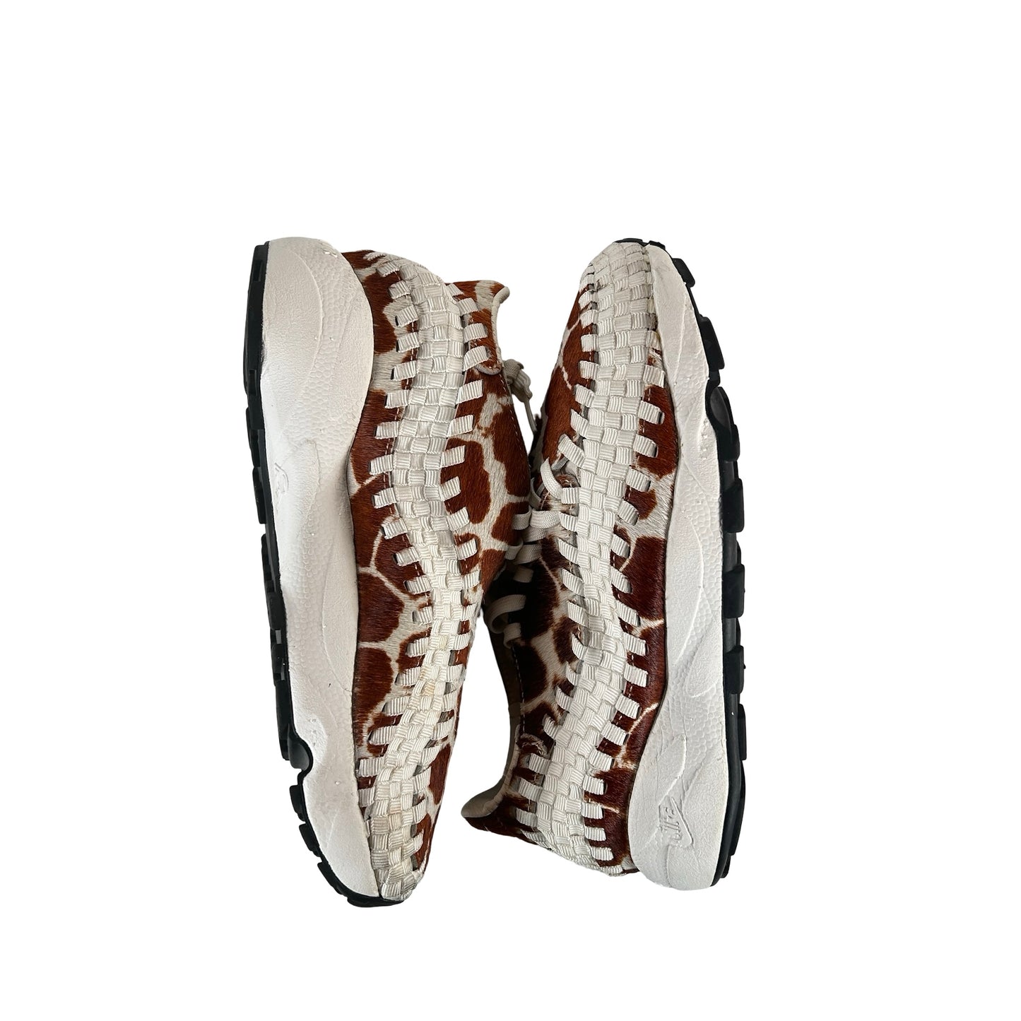 FB1959 100 Nike Air Footscape Woven Cow Print (Women's) [USED] - 8.5 W (Used) (No Box)