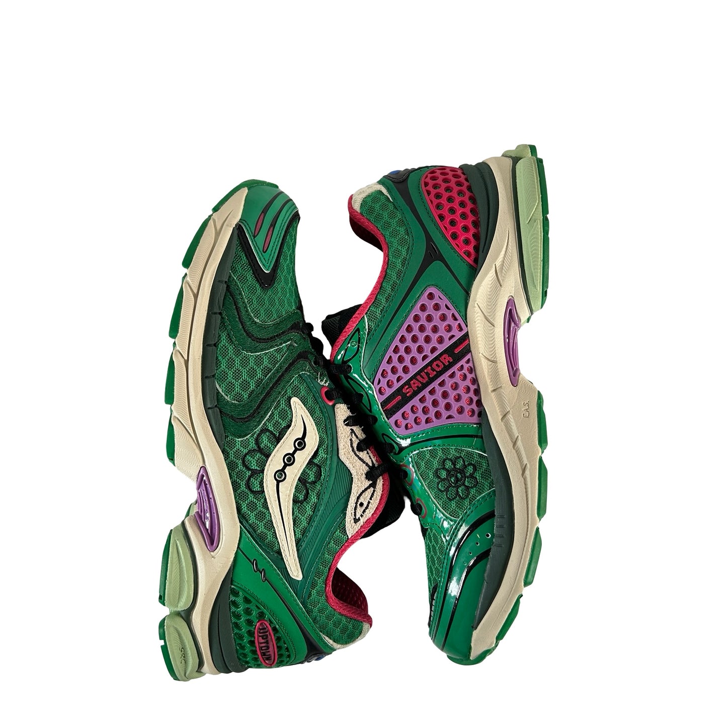 S70966 4 Saucony ProGrid Triumph 4 Jae Tips Flowers Grow Uptown Sugar Maple [USED] - 8.5 M (Used)