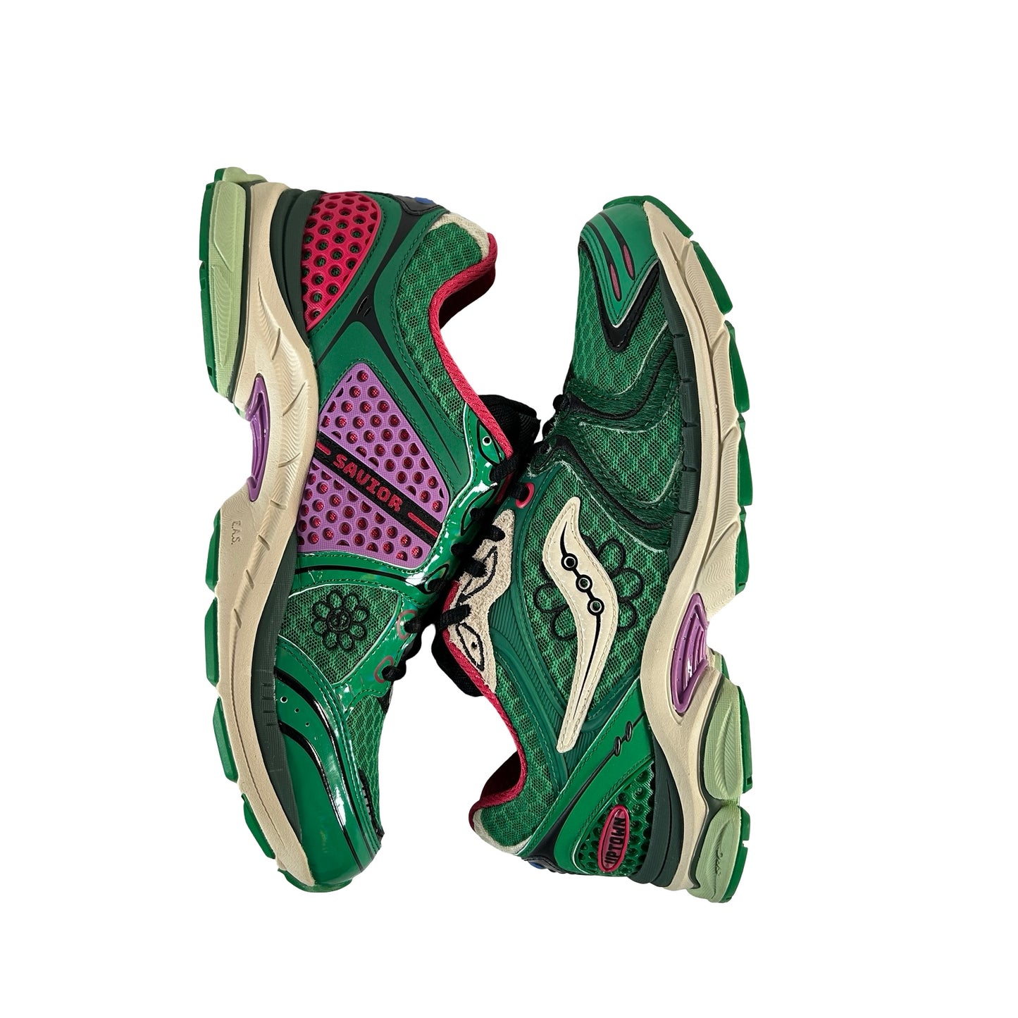 S70966 4 Saucony ProGrid Triumph 4 Jae Tips Flowers Grow Uptown Sugar Maple [USED] - 8.5 M (Used)