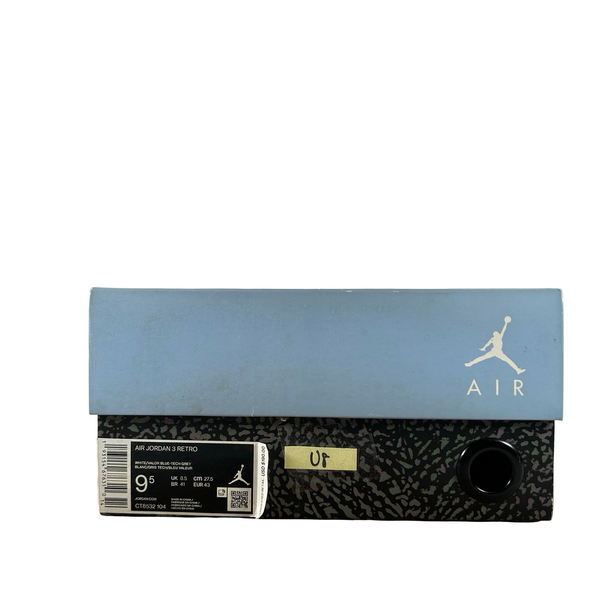 CT8532 104 Jordan 3 Retro UNC (2020) [USED] - 9.5 M (Used8)