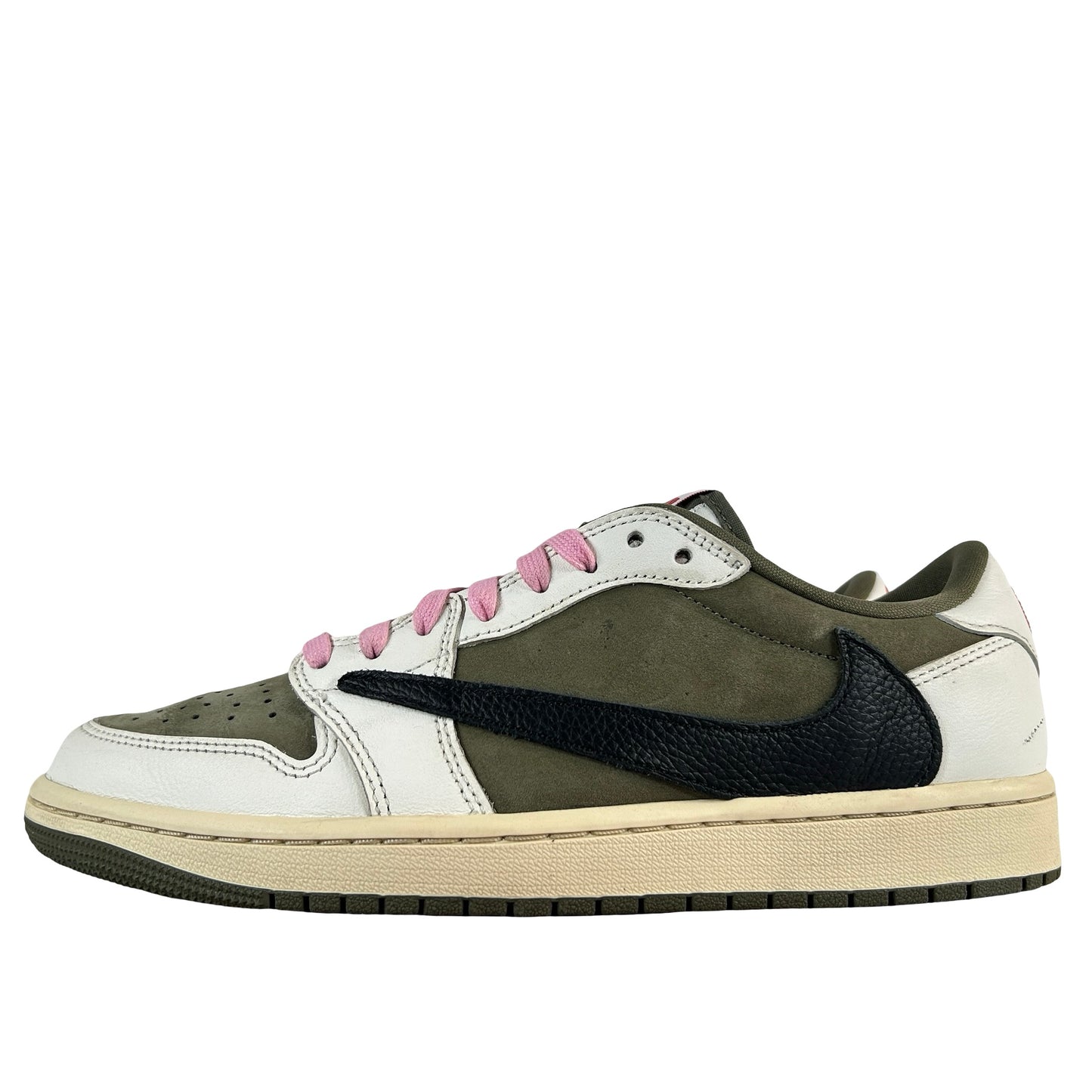 DM7866 200 Jordan 1 Retro Low OG SP Travis Scott Medium Olive [USED] - 9 M (Used7)