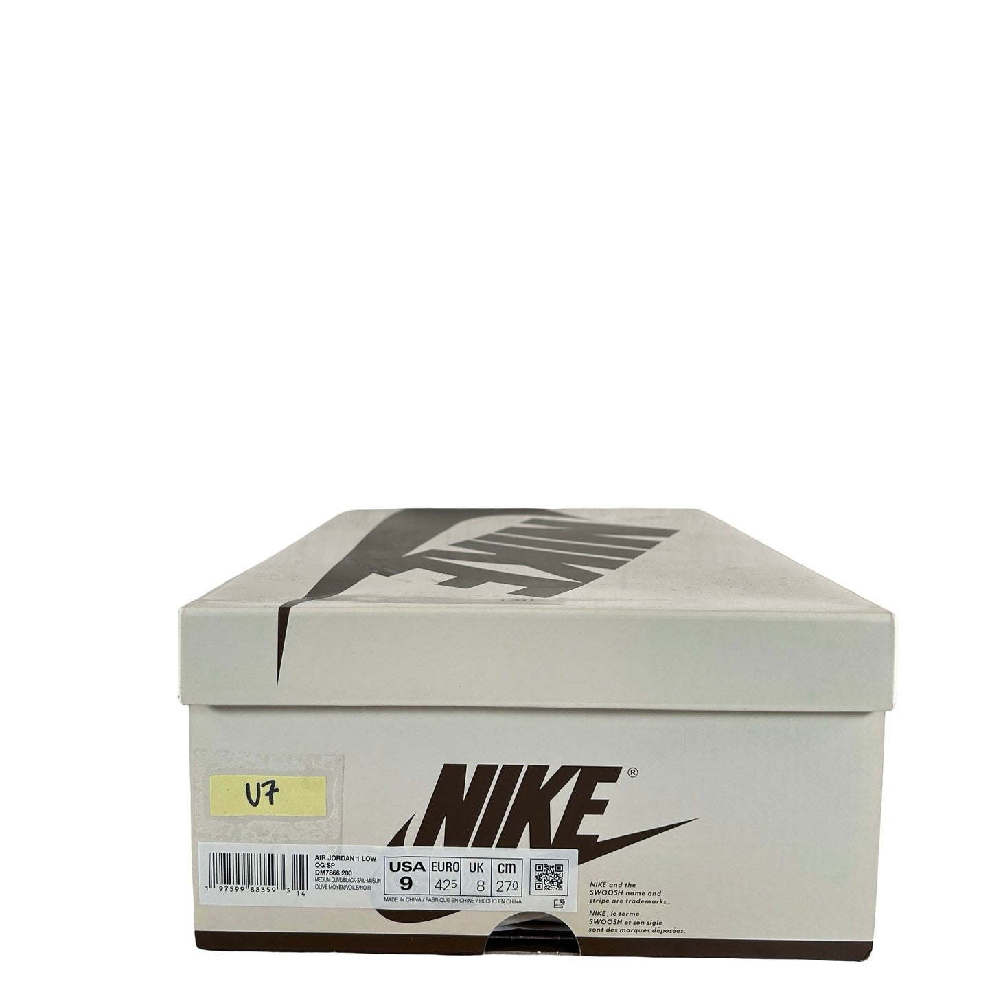 DM7866 200 Jordan 1 Retro Low OG SP Travis Scott Medium Olive [USED] - 9 M (Used7)