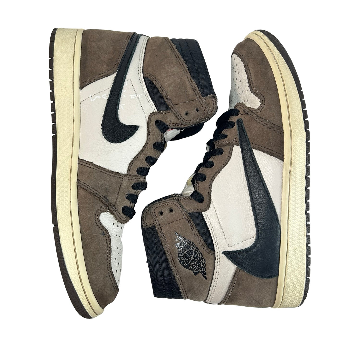 CD4487 100 Jordan 1 Retro High OG SP Travis Scott Mocha [USED] - 9 M (Used)