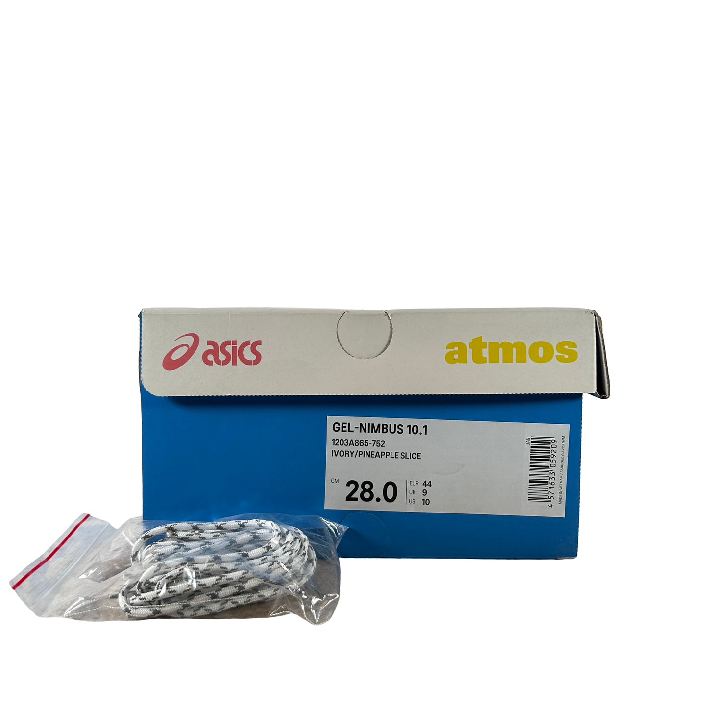 1203A865 752 ASICS Gel-Nimbus 10.1 Vandy The Pink x atmos Banana Split Banana [USED] - 10 M (Used)