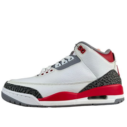 DN3707 160 Jordan 3 Retro Fire Red (2022) - 8 M (Yellowing) (Replace Box)