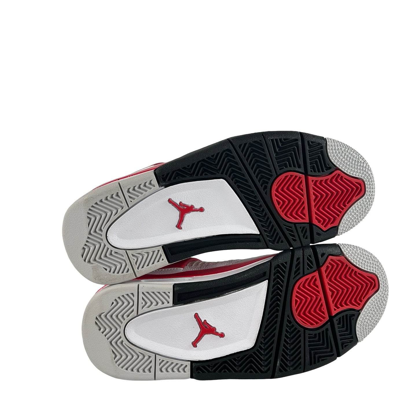 408452 161 Jordan 4 Retro Red Cement (GS) [CONDITIONAL] - 4 Y (Yellowing)