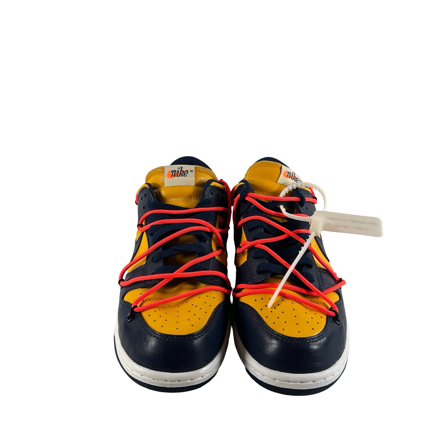 CT0856 700 Dunk Low Off-White University Gold [USED] - 9 M (Used)