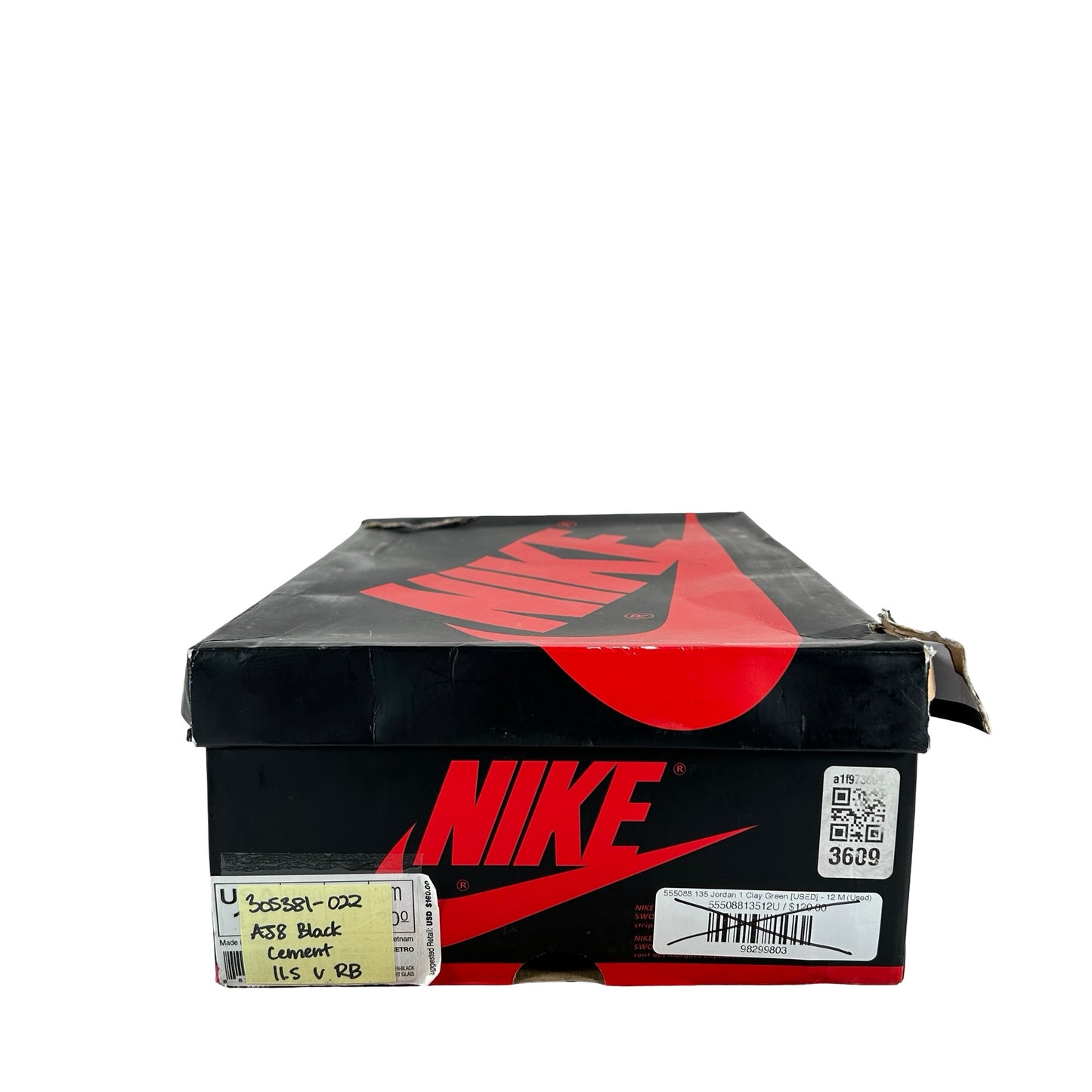 305381 022 Jordan 8 Retro Black Cement [USED - 11.5 M (Used) (Replace Box)