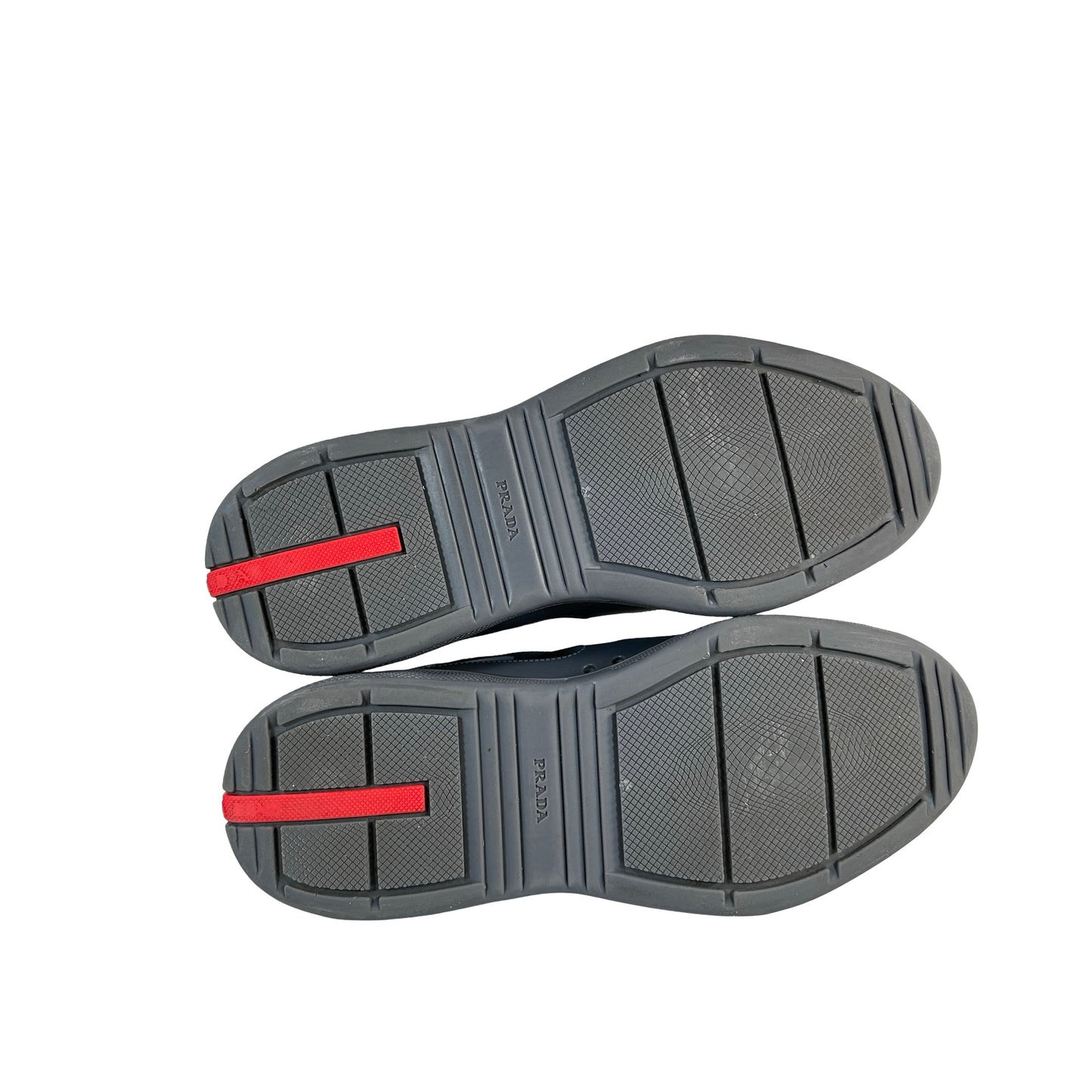 4E6500 3LLJ F0276 F02 Prada America's Cup Soft Rubber Steel Gray [USED] - EU 41 (Used)