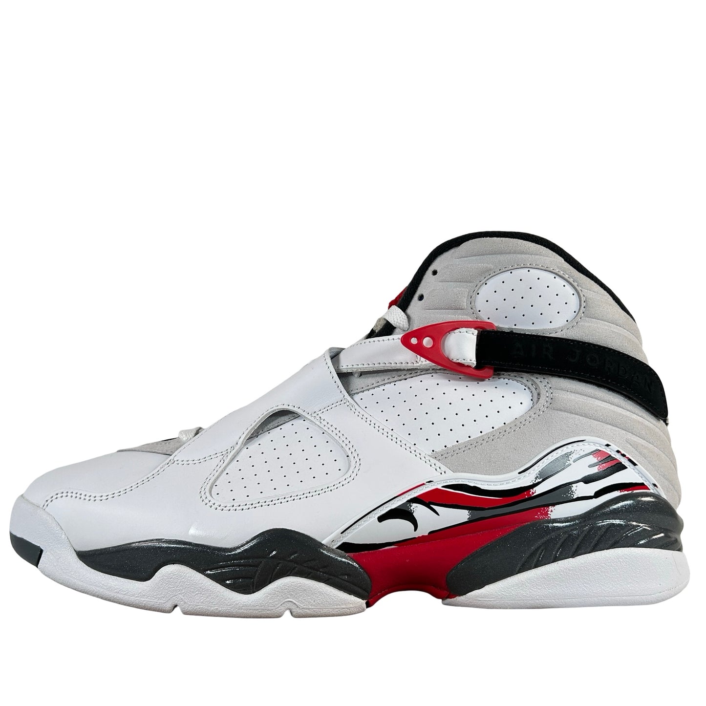 305381 100 Jordan 8 Retro White True Red (2025) [USED] - 13 M (VNDS)