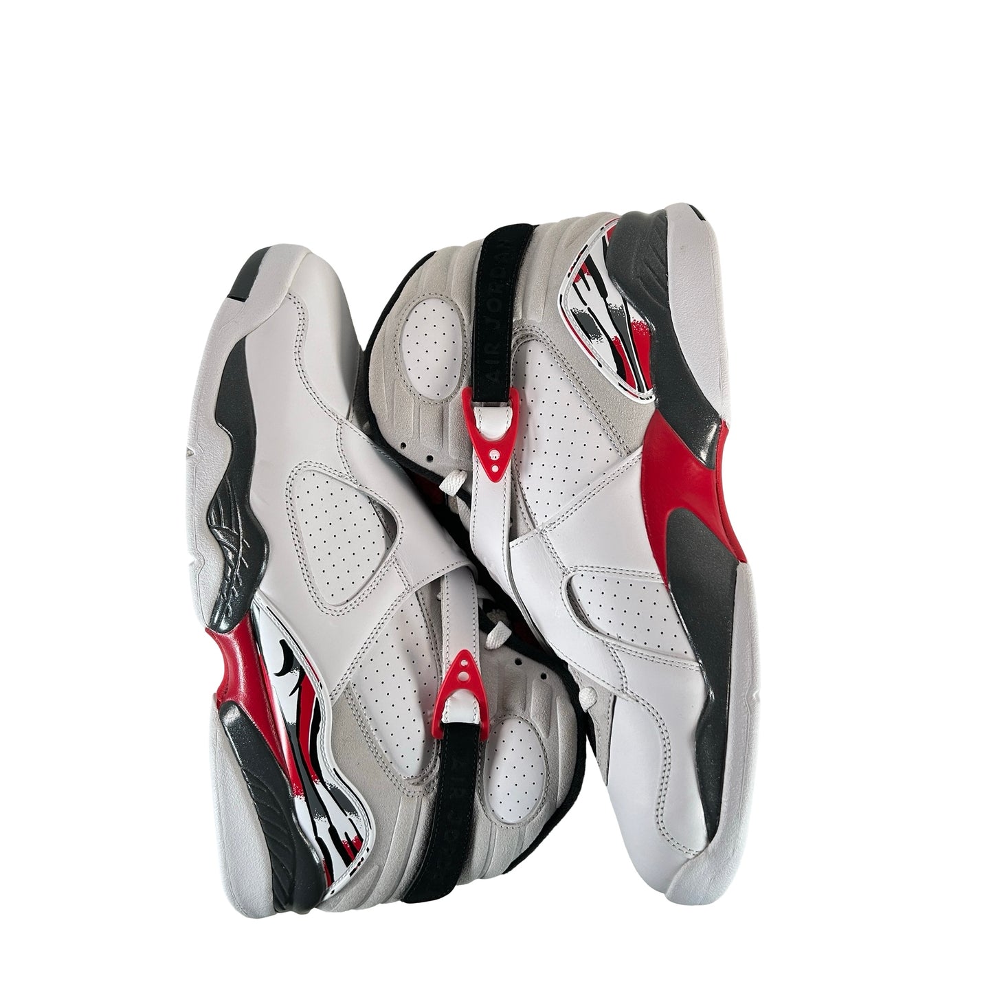 305381 100 Jordan 8 Retro White True Red (2025) [USED] - 13 M (VNDS)