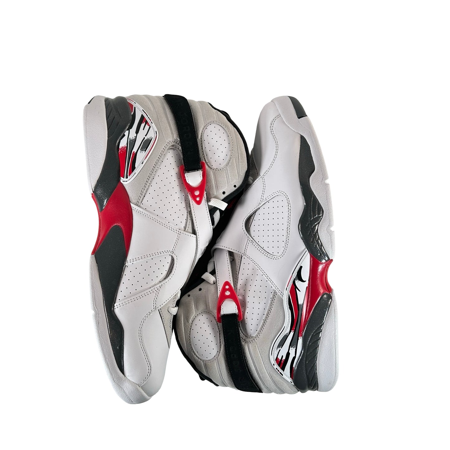 305381 100 Jordan 8 Retro White True Red (2025) [USED] - 13 M (VNDS)