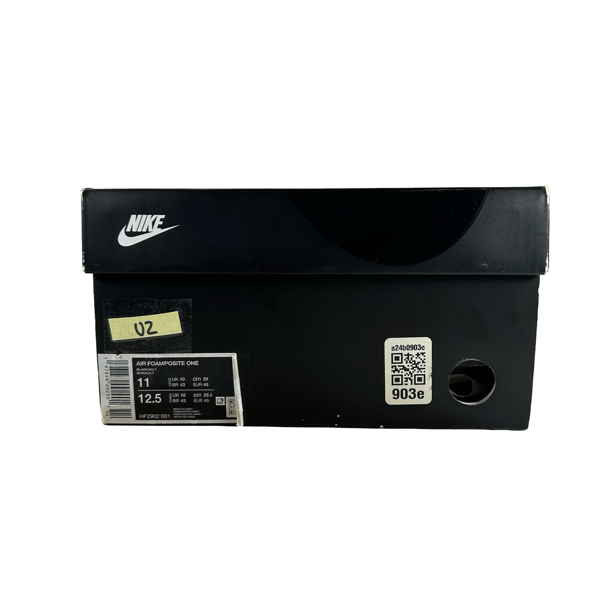 HF2902 001 Nike Air Foamposite One Black Volt [USED] - 11 M (Used2)
