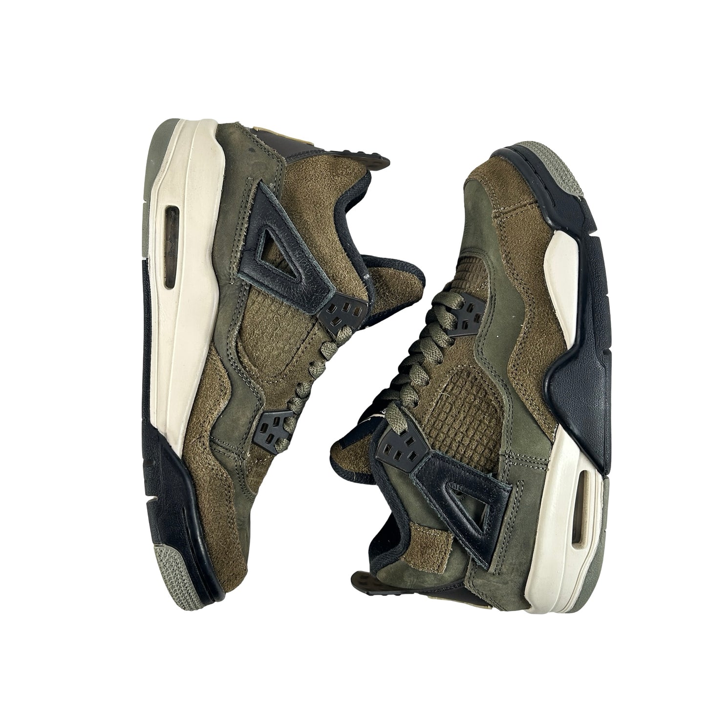 FB9928 200 Jordan 4 Retro SE Craft Medium Olive (GS) [USED] - 5.5 Y (Used) (No Box)