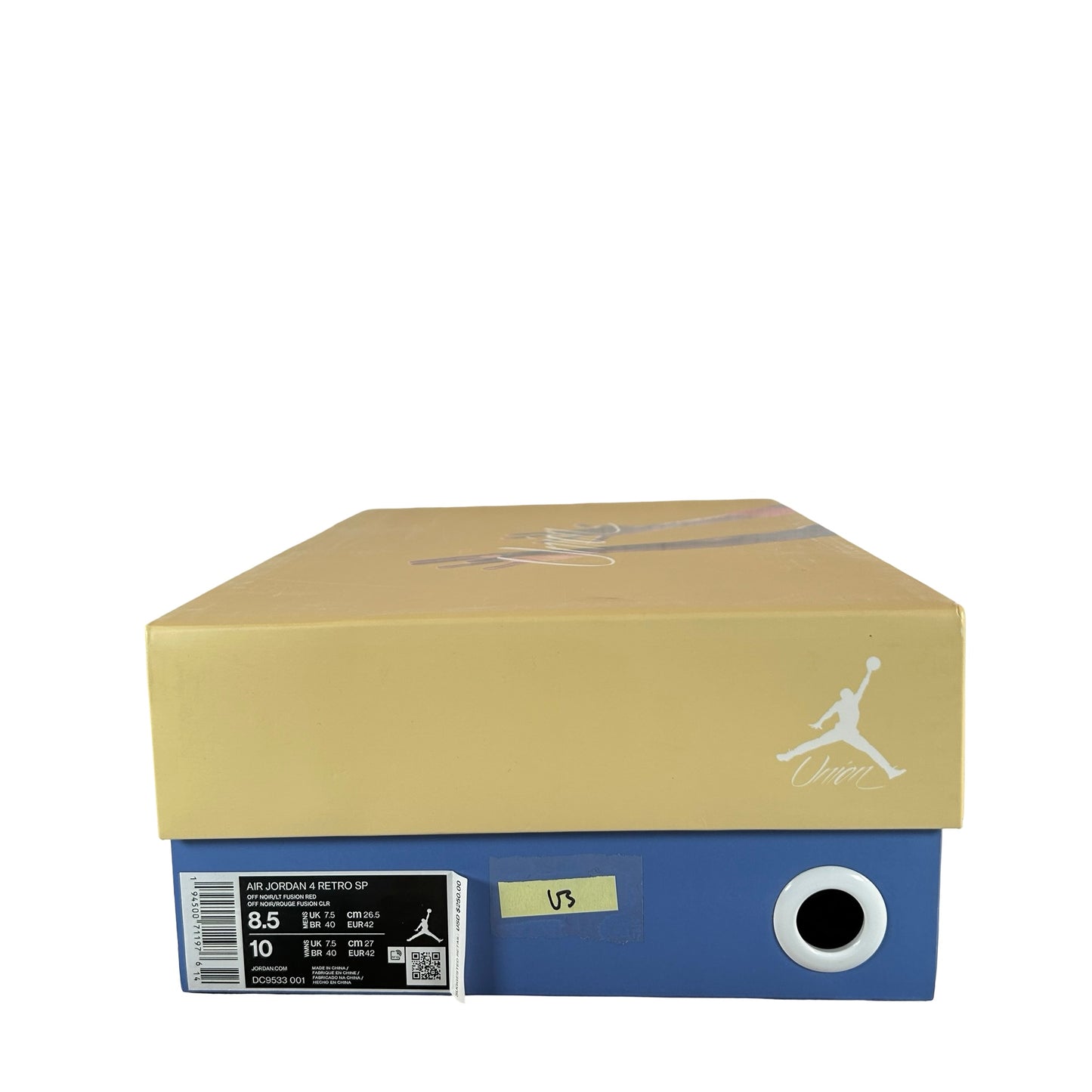 DC9533 001 Jordan 4 Retro Union Off Noir [USED] - 8.5 M (Used3)