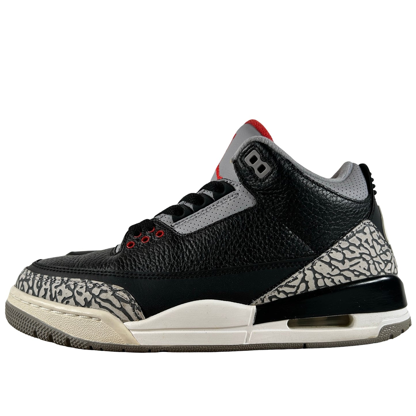 854262 001 Jordan 3 Black Cement 2018 [USED] - 8 M (Used9)