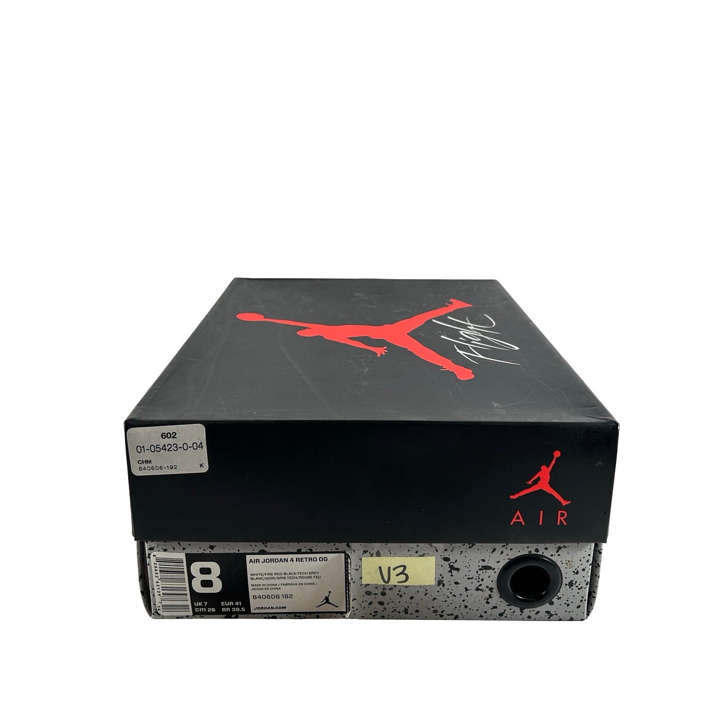 840606 192 Jordan 4 White Cement [USED] - 8 M (Used3)