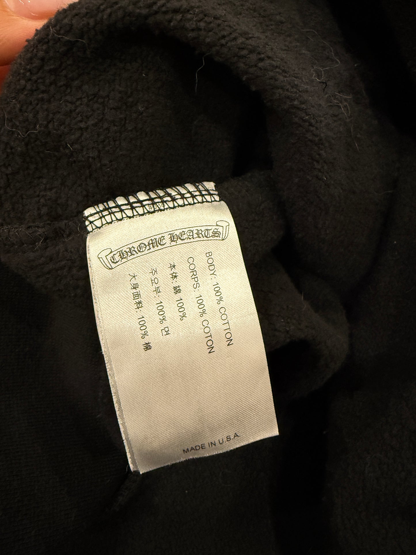 Chrome Hearts Mapplethorpe Hoodie Black [USED] - S (Used)