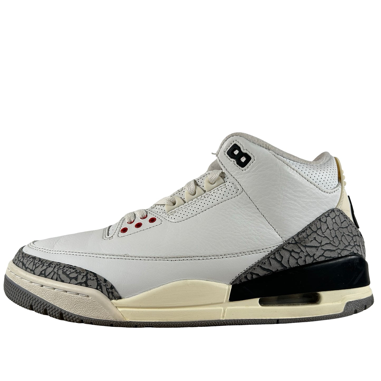DN3707 100 Jordan 3 Retro White Cement Reimagined [USED] - 9.5 M (Used17)