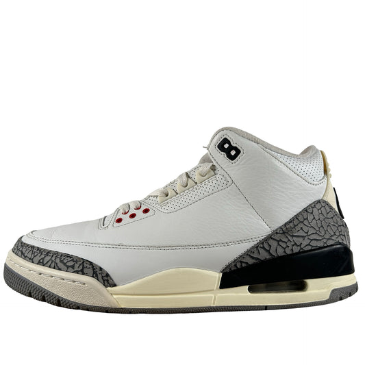 DN3707 100 Jordan 3 Retro White Cement Reimagined [USED] - 9.5 M (Used17)