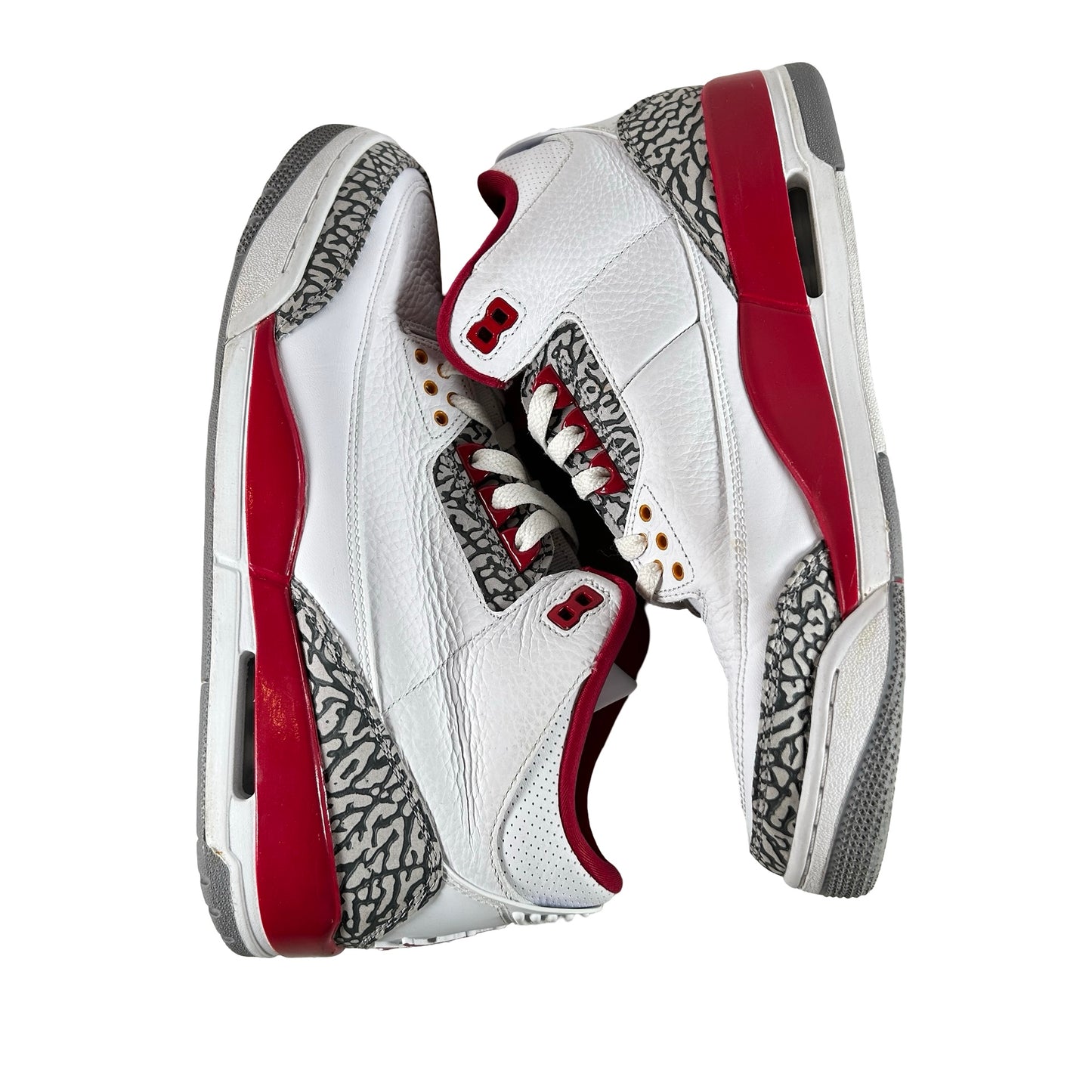 CT8532 126 Jordan 3 Retro Cardinal Red [USED] - 10.5 M (Used2) (No Box2)